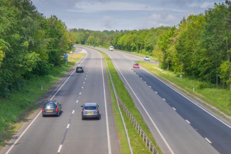 A55 Junction 36 Warren Interchange to the Wales England border